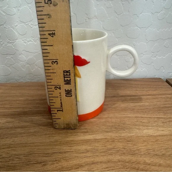 Vintage 1961 Tapered Holt Howard 3D Rooster Cup Mug - Picture 6 of 6